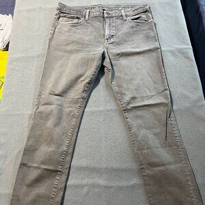 American Eagle Next Level Flex Slim Straight Grey Jean 34x32